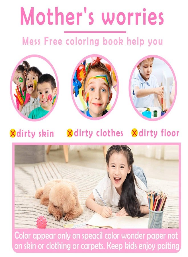 YOYTOO Unicorn Coloring Book Set with Coloring Pages & Colored Pencils, Art Supplies for Kids Ages 4-6-8, Arts Crafts Travel Coloring Kit for Girls 4 5 6 7 8 Year Old Birthday Christmas Gifts - Image 5